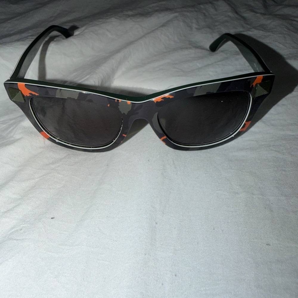 Valentino Camouflage Patterned Glasses